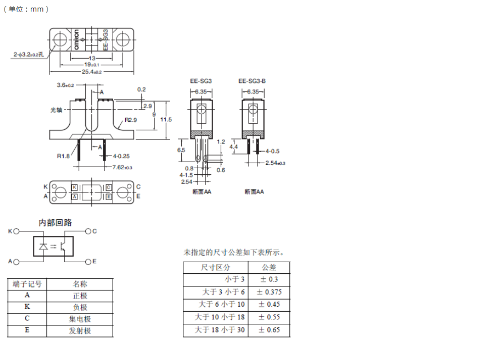 EE-SG3尺寸